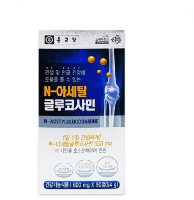 종근당 N아세틸 글루코사민, 90정, 1개 - 쿠팡