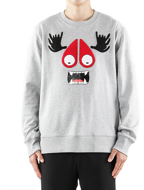 무스너클 남성 몬스터 맨투맨 MK8210MS 224 19FW