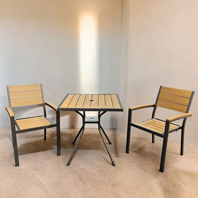 뉴포트 코스트코 야외테이블의자 세트 2인/4인, 2인세트