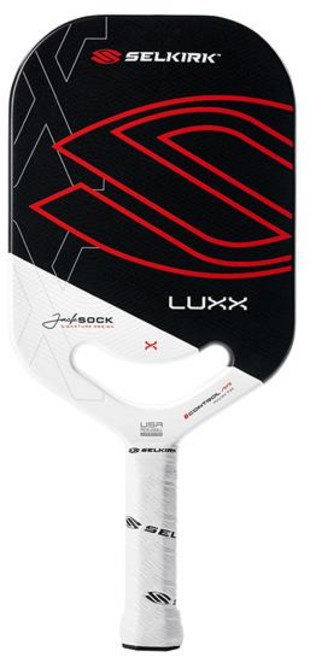 플레이피클볼 셀커크 LUXX 컨트롤 에어 인빅타 프리미엄 카본파이버 피클볼 패들, Jack Sock 시그니쳐, 1개