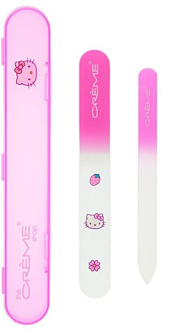 THE 더 Crème Shop x 헬로 키티 프리미엄 유리 네일 파일 세트 (핑크) 139706, The Crème Shop x 헬로 키티 프리미엄 유, 1개