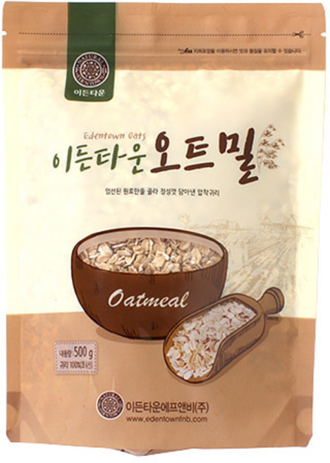 이든타운 오트밀 압착귀리 500g