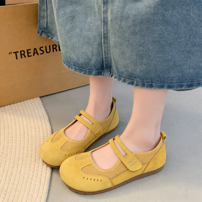 style dr 여성 슬립온 메리제인슈즈 벨크로 발편한운동화 여자로퍼