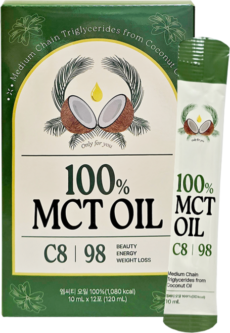 BEW MCT 오일, 1박스, 120ml