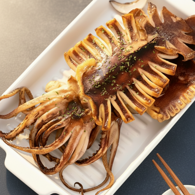 [그린밥상] 특대 중량 동해 해풍 반건조 오징어 피데기, 1개, 750~800g 내외(특대,5마리)