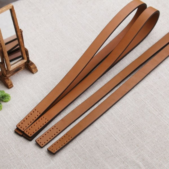 짱패브릭 1쌍)일자형-가죽가방끈-3컬러, 64cm카멜, 1개