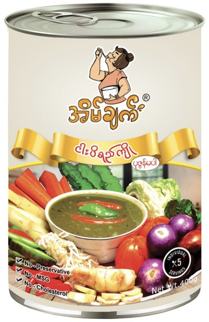 미얀마 베스트 피쉬 페이스트 소스 흰캔 / Myanmar Best Fish Paste Sauce White Can, 1개, 400g
