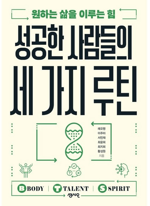 성공한 사람들의 세 가지 루틴:원하는 삶을 이루는 힘, 레오짱, 이주아, 서민재, 최윤희, 최지희, 황성원, 센시오