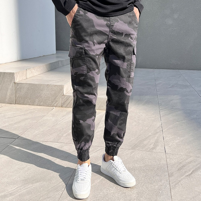더맨쉽 사계절 밀리터리 카모 스판 카고 조거팬츠 NJTCP27014