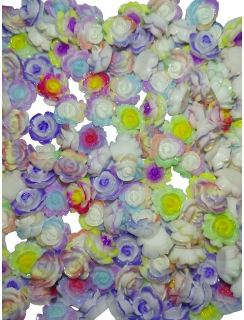 美甲飾品 玫瑰花造型裝飾, 1個, 玫瑰花不挑色,1