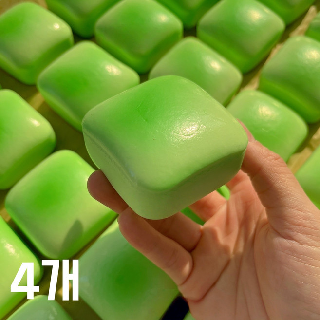 초촉촉 미니 말랑말랑 토스트 스퀴시 말랑이, 4개, 25g, 말차 미니 토스트