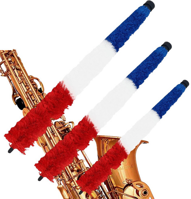 색소폰 청소봉 색소폰 침 수분제거 봉, 1개, 소프라노용