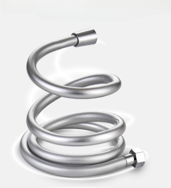 욕실용 샤워 호스 교체 꼬임 방지 물때 차단 위생 청결 내구성 강화 PVC 소재, 2m