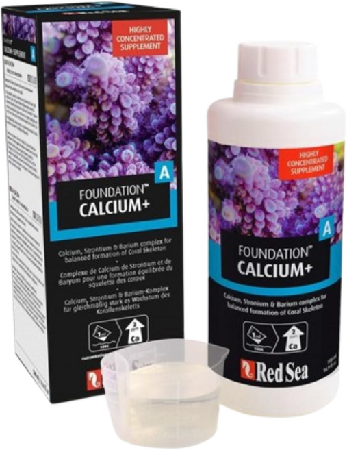 Red Sea 紅海 珊瑚鈣鍶鋇添加劑 海水珊瑚缸專用鈣質補充 促進珊瑚健康生長, 1個, R22014 鈣鍶鋇-1L, 1L