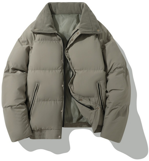 冬季男士潮流羽絨棉衣 短款加厚保暖外套