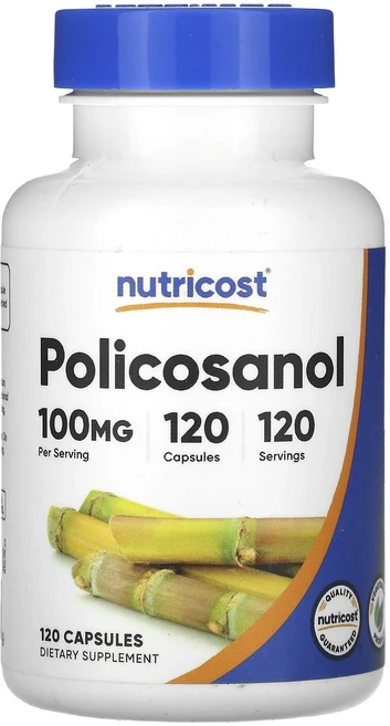 Nutricost 폴리코사놀 100mg 캡슐 120정, 1개 - 쿠팡