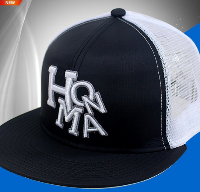 [혼마]HONMA 댄싱 플랫 하프 메쉬 스냅백 골프모자[남성](735623), 댄싱 플랫 하프 메쉬 스냅백(블랙), 댄싱 플랫 하프 메쉬 스냅백(블랙), 1개