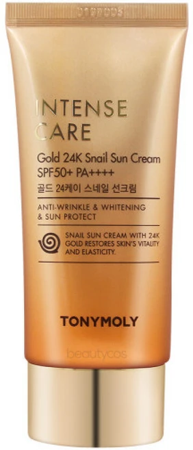 토니모리 인텐스 케어 골드 24K 스네일 선 크림, 50ml, 1개 - 쿠팡