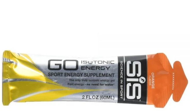 SIS Isotonic Energy Gels 22g 속효성 탄수화물 모든 운동선수를 위한 지구력 스포츠 영양 사이클링 달리기 및 철인 3종 경기를 위한 에너지 젤 오렌지, 1개, 60ml - 쿠팡