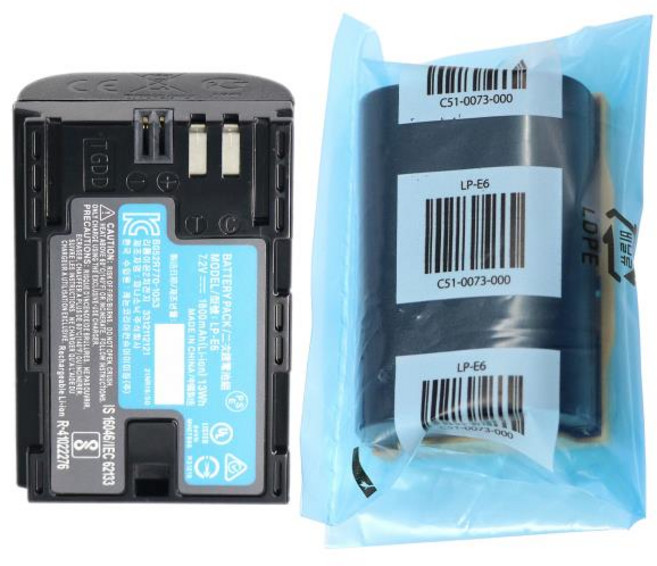 1800mAh 7.2V LP-E6 배터리(LED 듀얼 충전기 포함) 캐논 EOS 5DS R Mark II 6D 7D 카메라용, 01 China Mainland, 1개, 04 10 Pcs LP-E6