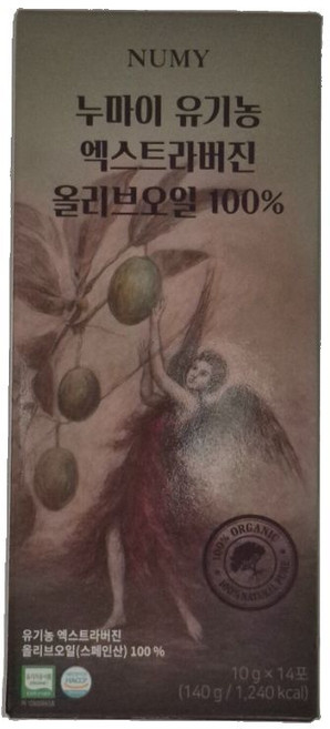 누마이 유기농 엑스트라버진 올리브오일 100% 스페인, 1세트, 140g
