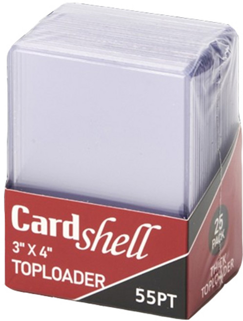 카드쉘 포카 케이스 55PT 탑로더 77mm x 102mm 25개, 투명, 1개