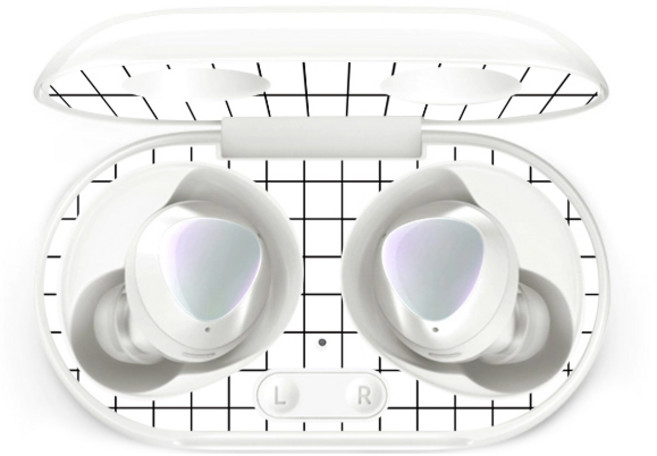 디피니스 갤럭시 갤럭시버즈 플러스 철가루방지스티커, 네모 스티커, 갤럭시 버즈 플러스1장