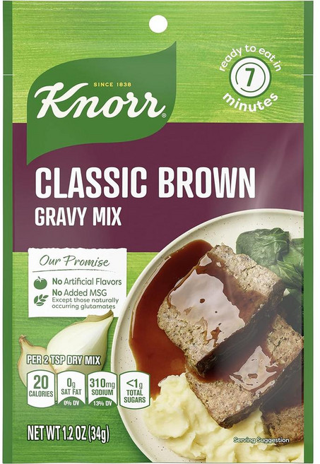 노어 그레이비 믹스 클래식 브라운, 34g, 1개