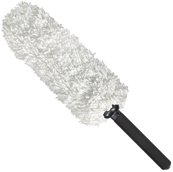 크고 튼튼한 극세사 원형 자동차 먼지 털이개 먼지떨이개 삽살이 가정용 청소, 1개