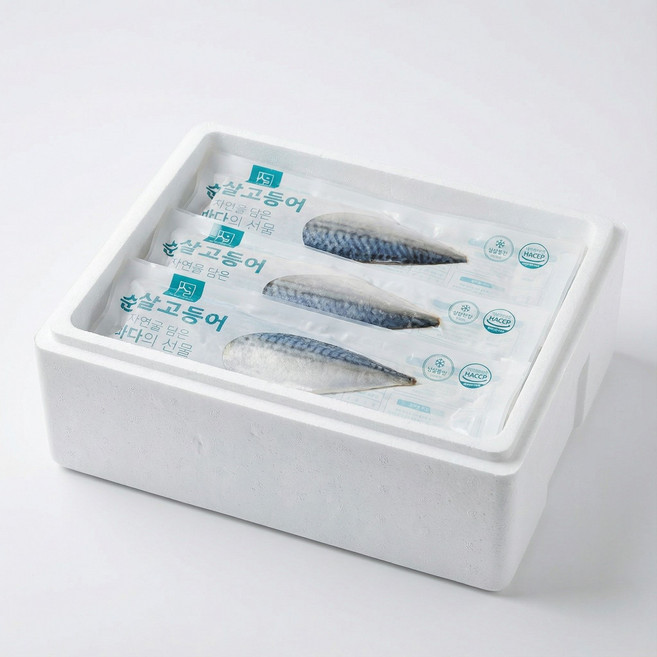 제주산 순살 고등어 손질 냉동 고등어살 개별포장, 10개, 140~160g