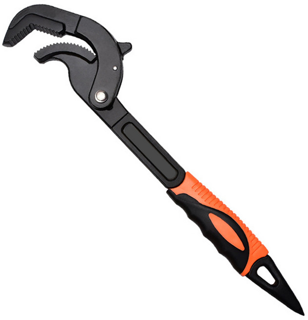 디매직 파이프렌치 멀티 몽키스패너 만능렌치, 만능렌치 10인치, 1개