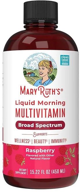 메리루스 모닝 멀티비타민 액상 450ml 라즈베리향, 1개 - 쿠팡