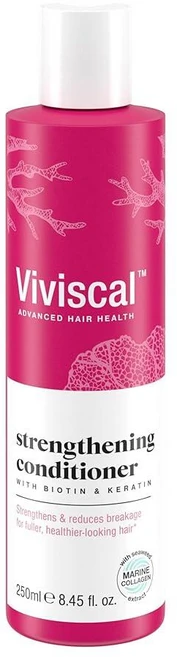 Viviscal 모발 강화 컨디셔너 - 풍성하고 건강한 모발을 위해 손상을 강화하고 줄입니다 비오틴 케라틴 및 해양 추출물 함유 250ml 8.45액량 온스 138444 - 쿠팡