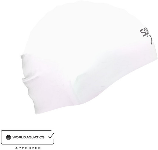 스피도 Fastskin 수모 Hiro Cap8-E000277003, WHITE/M