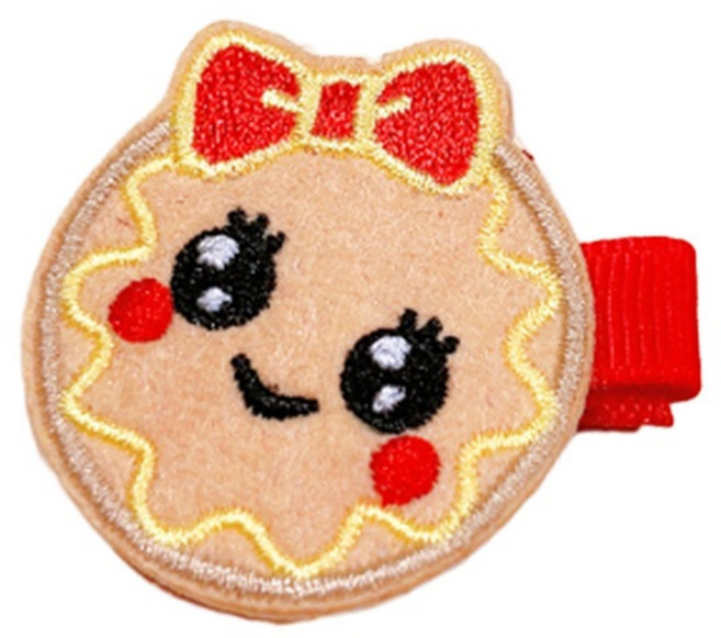 台灣24H速發 耶誕寶寶髮飾組：全包布安全髮夾 可愛麋鹿雪人聖誕老人造型 多款可選 打造寶貝節慶時尚