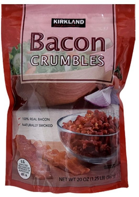(매장정품) 커클랜드 크럼블스 베이컨 567g 베이컨가루 훈연베이컨 베이컨후레이크 250569, 1