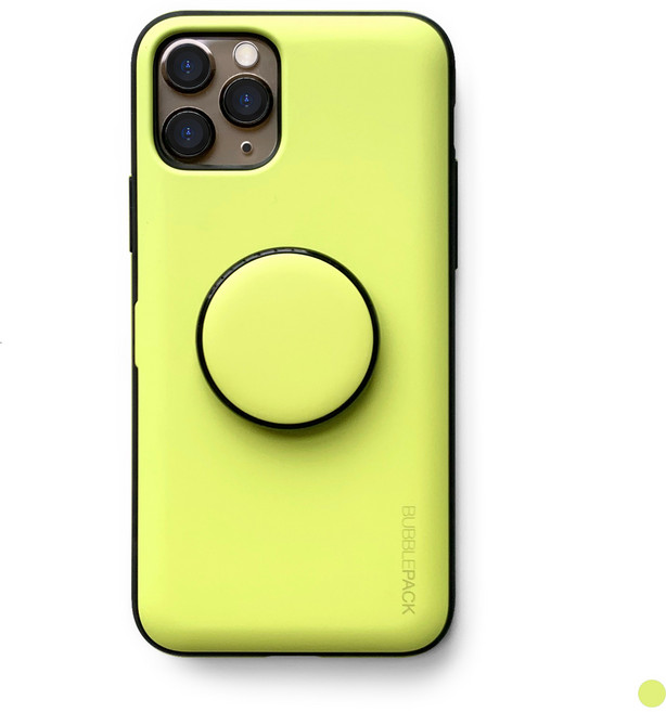 쏭스 그립톡 카드 범퍼 하드 휴대폰 케이스 / 라임, G7, 1개