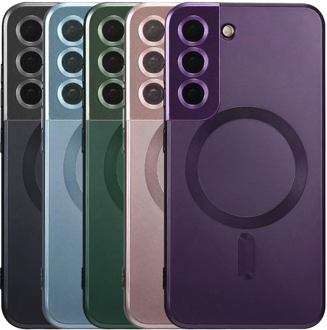 BULKON 갤럭시 S21 플러스 울트라 맥세이프 매트 무광 컬러 카메라 풀커버 케이스