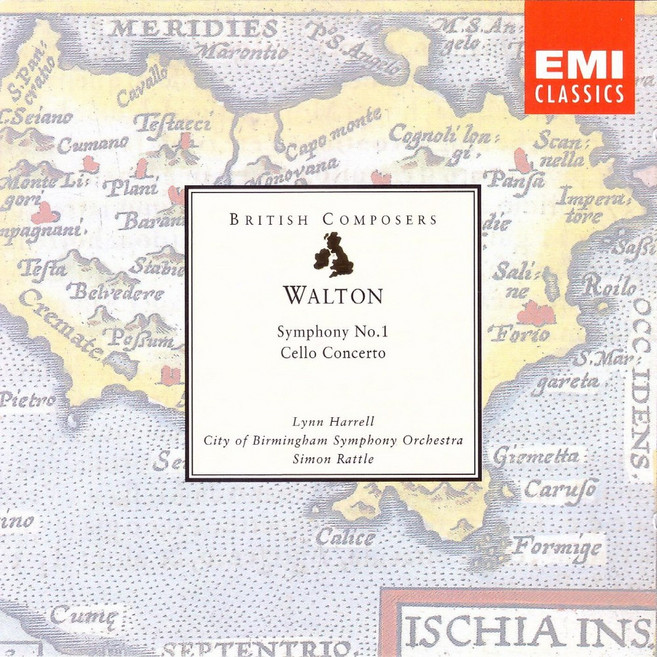 (중고수입CD) Walton - Symphony No.1/ Cello Concerto/ Simon Rattle (월톤: 교향곡 1번)