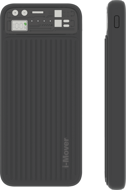 아이무버 PD 20W 고속충전 보조배터리 10000mAh, 블랙, IM-PB10KSLIMBK