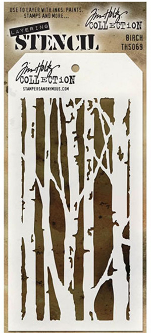 공예몰 TIM HOLTZ LAYERED STENCIL 스텐실 도안, THS069 Birch, 1개