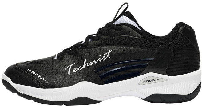 테크니스트 배드민턴화 신발 운동화 하이퍼 서승재 강민혁 이소율 HYPER Z951+ 블랙 검정 실내화 배드민턴 technist 용산스포츠 용스