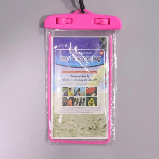 20*11cm 모바일 폰 PVC 방수 보관 가방 비오는 날 욕실 용품 샤워 사우나 온천 전화 보호