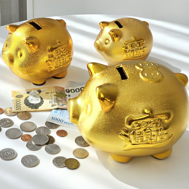 라이프올 황금 돼지저금통 풍수 인테리어 개업 선물