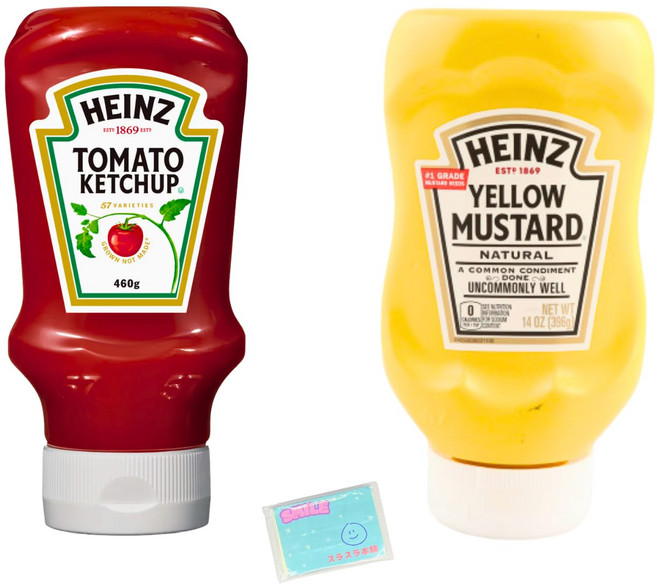 Monolog Style [(1) 460g 396g] 하인츠 거꾸로 병 2종 아소트 세트 토마토 케첩, 1