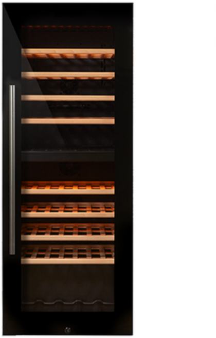 캐리어 모드비 와인셀러 DUAL MWC77GD2TVA 방문설치 77병, 피아노 블랙, [MWC077GD2TVA]