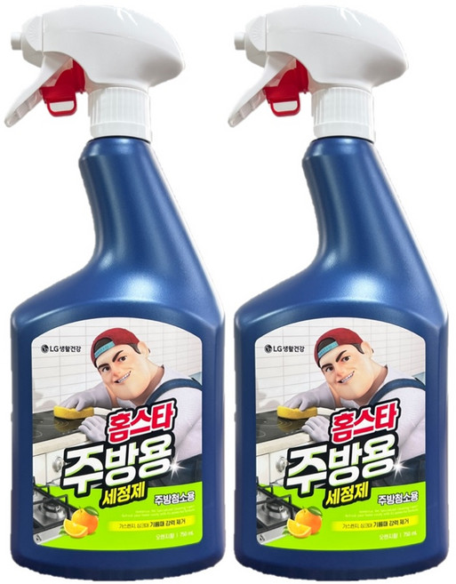 홈스타 주방용 세정제, 2개, 750ml