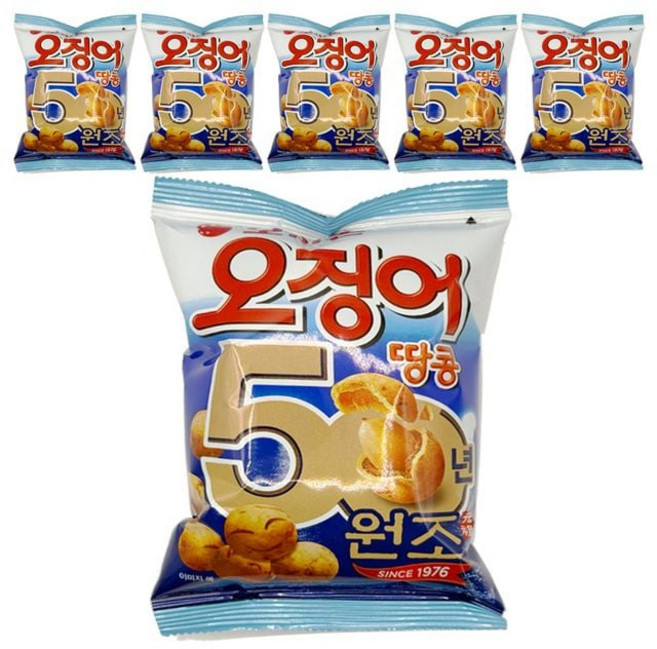 오리온 오징어땅콩 98g 6개 일반상품, 1g, 1개