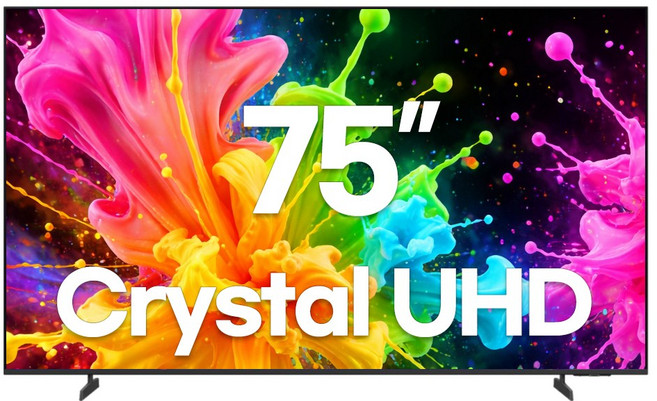 삼성전자 크리스탈 4K UHD 스마트TV 75DU7200, 고객직접설치, 스탠드형, 75DU7200 파주 방문수령, 189cm(75인치)