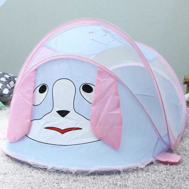 아크 KC인증 원터치 유아모기장 아기모기장 방충망 텐트형, 선택03. 캐릭터모기장 블루